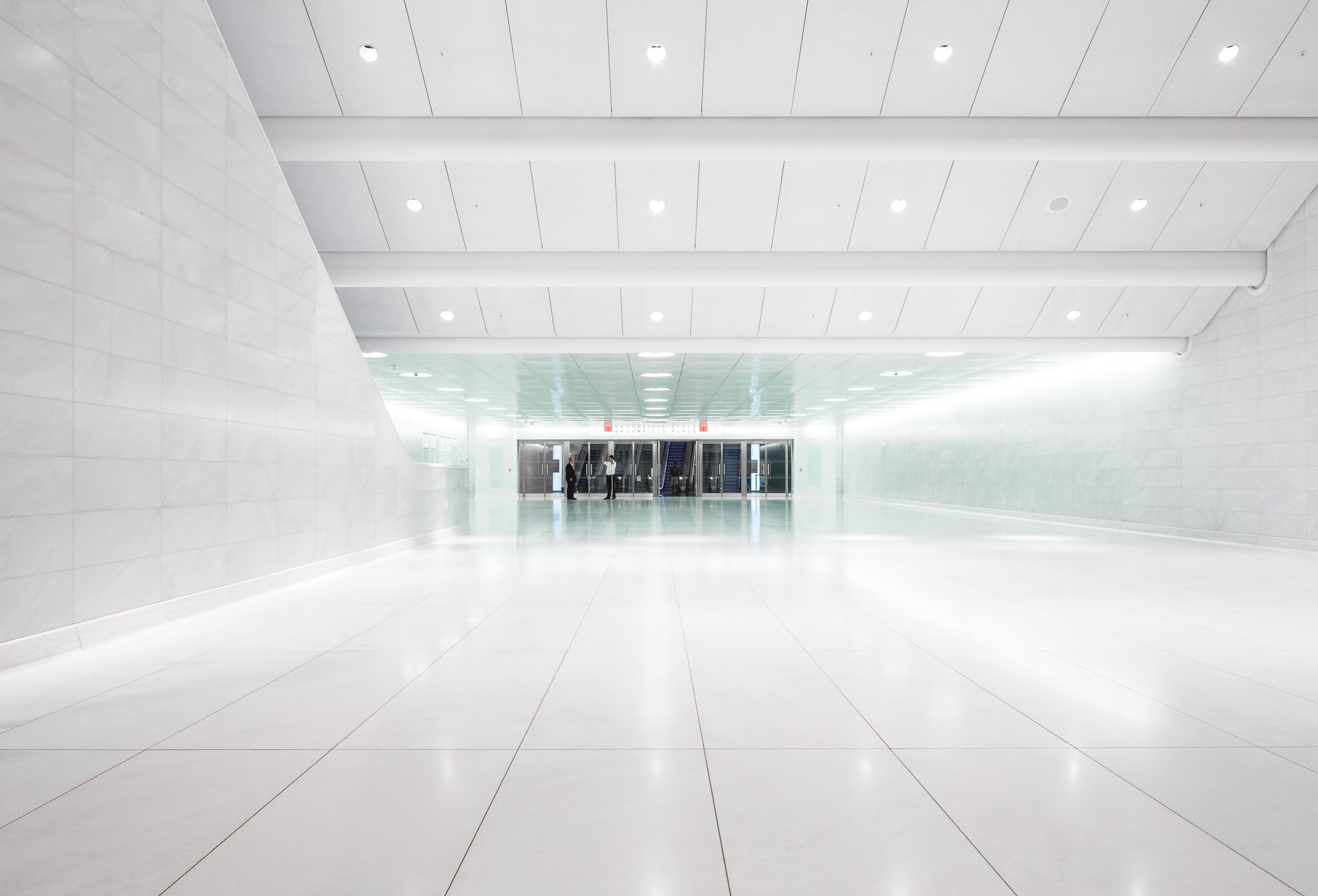 World Trade Center PATH Station concourse by Santiago Calatrava.