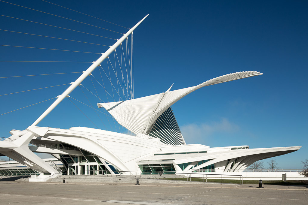 Santiago Calatrava's Quadracci Pavilion in Milwaukee, WI.