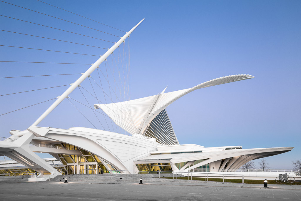 Santiago Calatrava's Quadracci Pavilion in Milwaukee, WI.