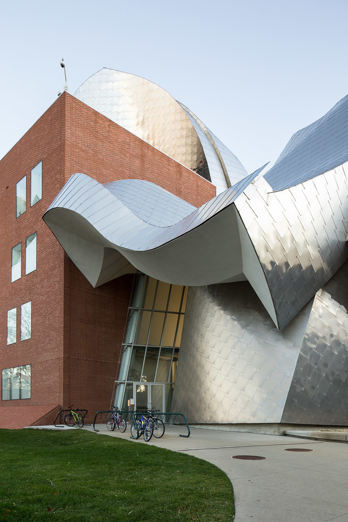 Peter B. Lewis Building at Case Western Reserve University by Frank Gehry.