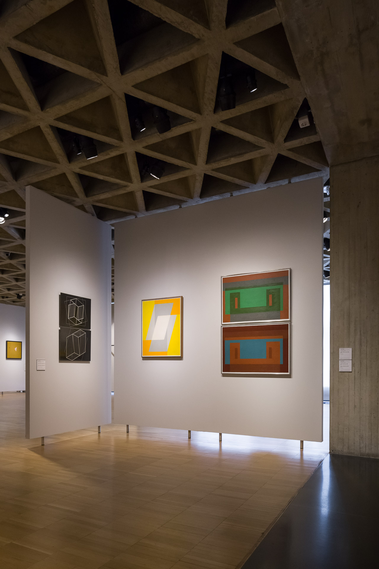 Interior of Yale University Art Gallery in New Haven, CT by Louis Kahn. Photo by Jason R. Woods.
