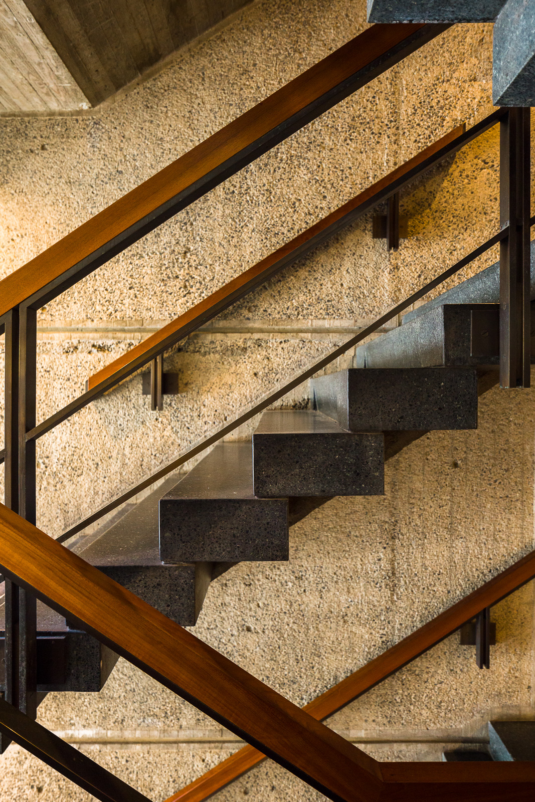 Stair at Met Breuer by Marcel Breuer. Photo by Jason R. Woods